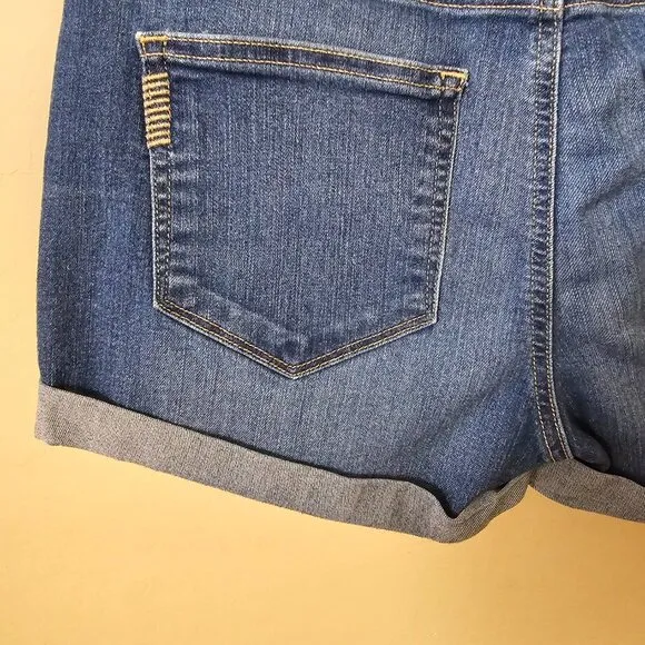 Paige Jimmy Jimmy Jenice Rolled Cuff Denim Jean Shorts