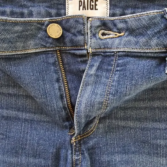 Paige Jimmy Jimmy Jenice Rolled Cuff Denim Jean Shorts