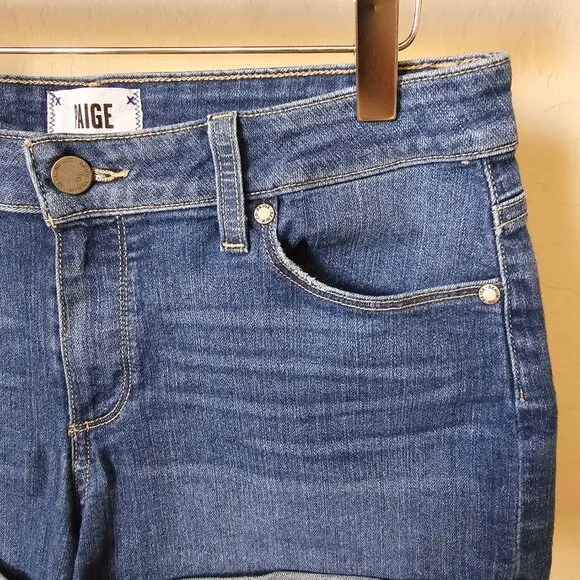 Paige Jimmy Jimmy Jenice Rolled Cuff Denim Jean Shorts