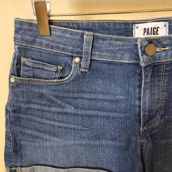 Paige Jimmy Jimmy Jenice Rolled Cuff Denim Jean Shorts