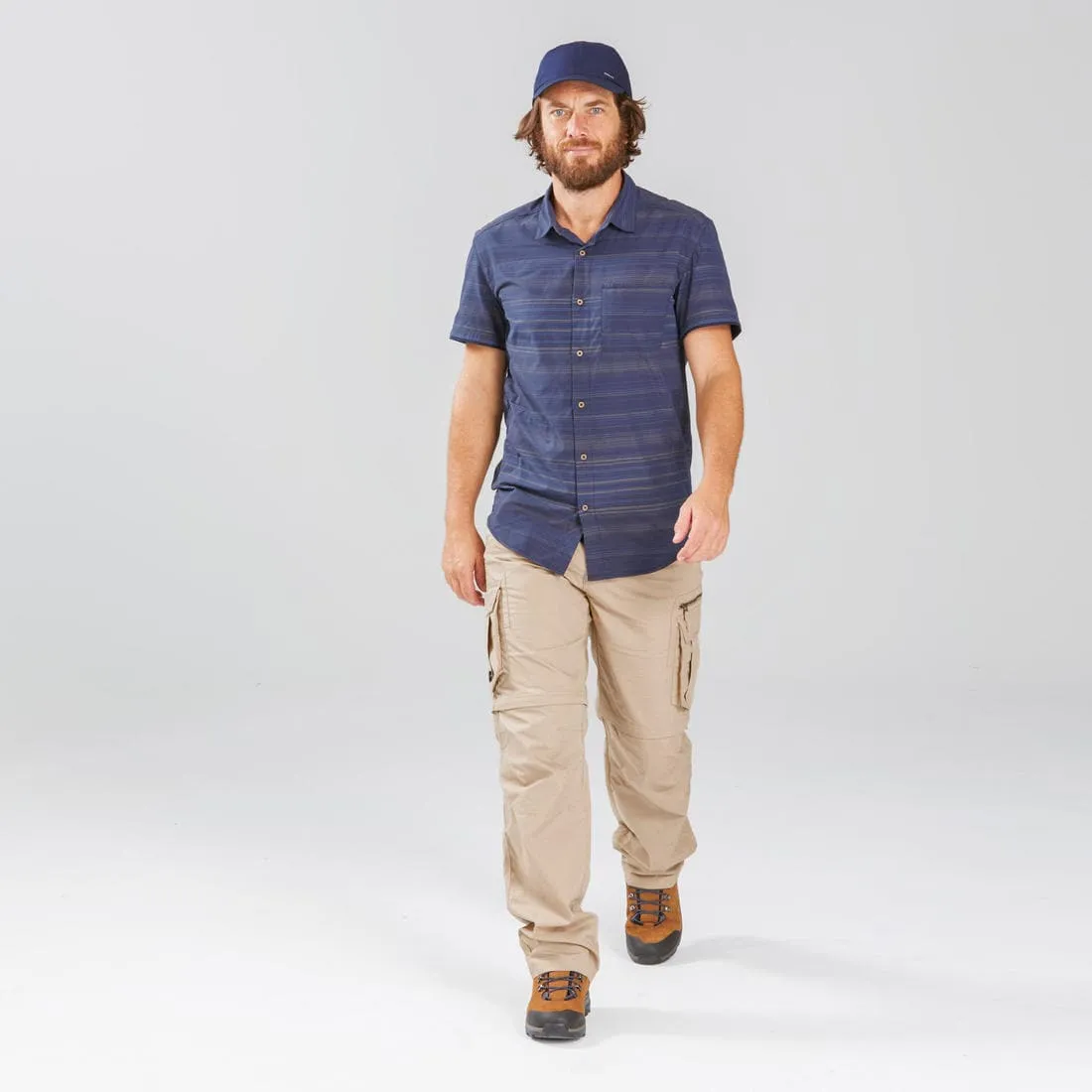 Pantalon cargo modulable de trek voyage - travel 500 modul homme