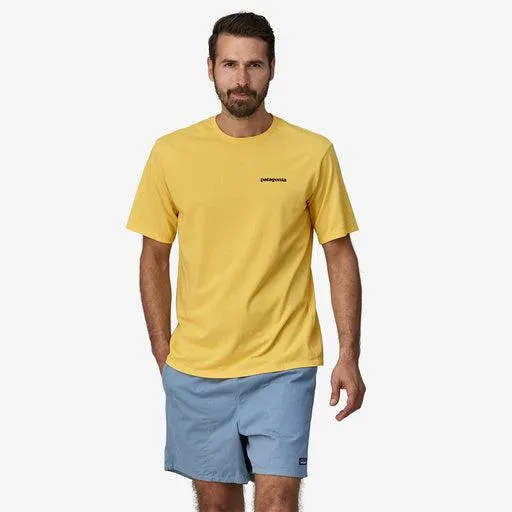 Patagonia Men's P‐6 Logo Responsibili‐Tee Milled Yellow