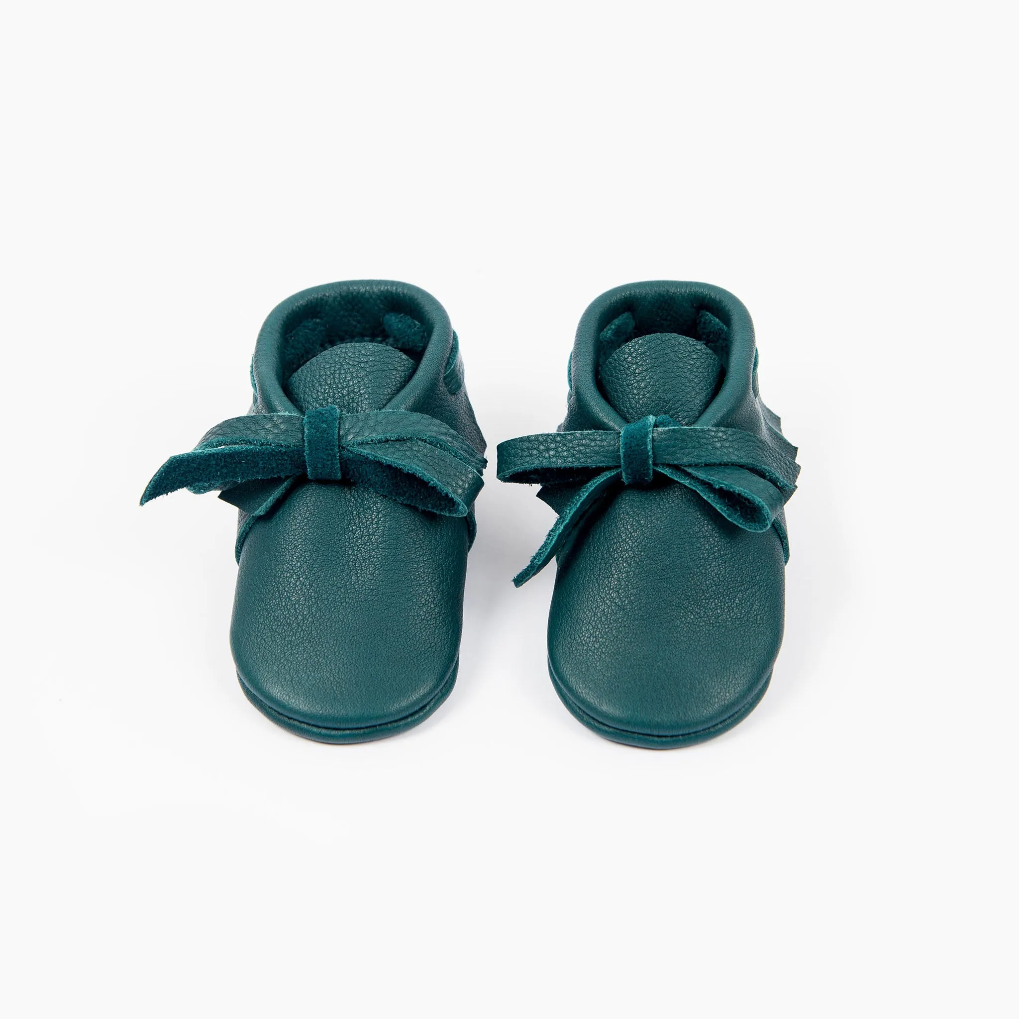 PETROL LACED MOCCASINS
