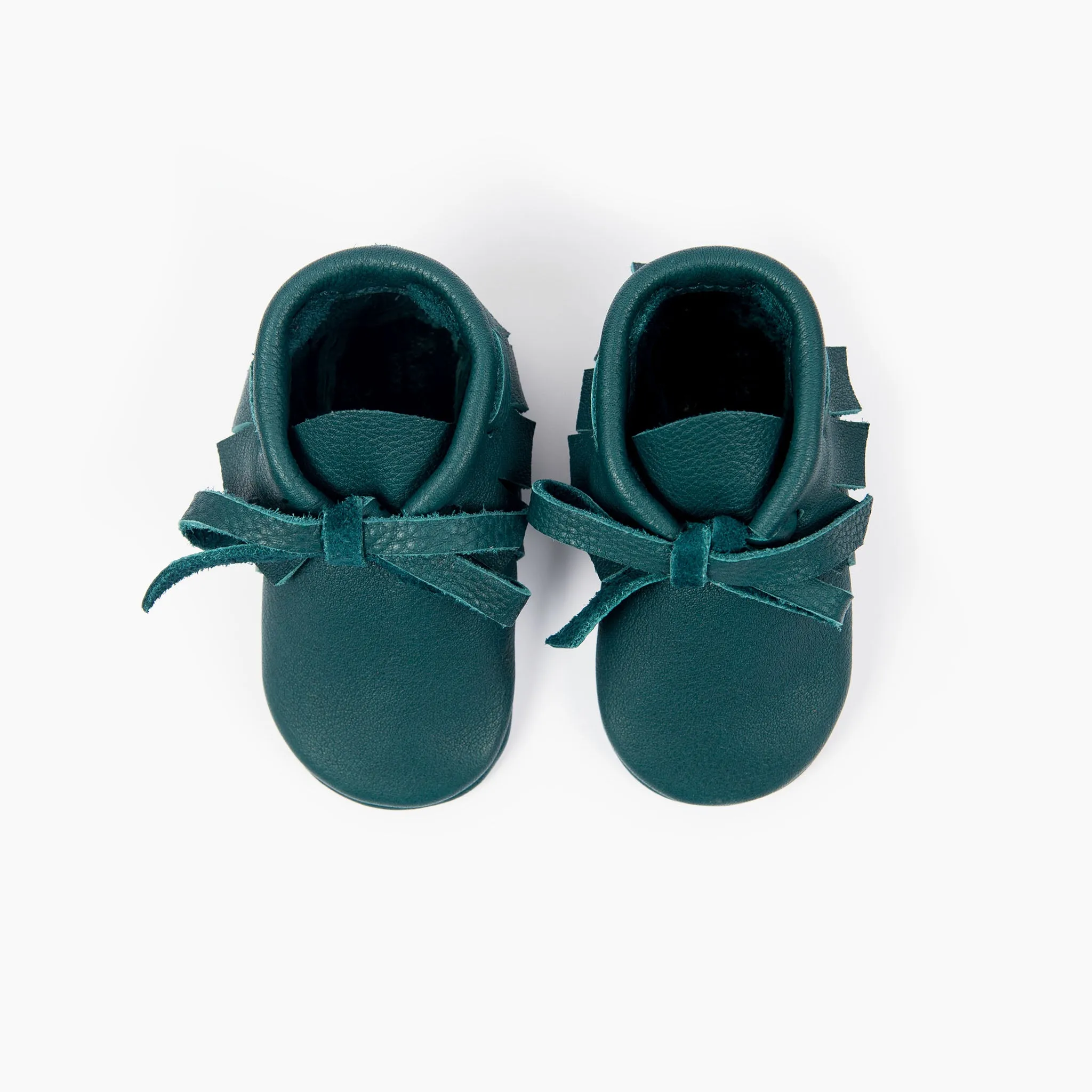PETROL LACED MOCCASINS