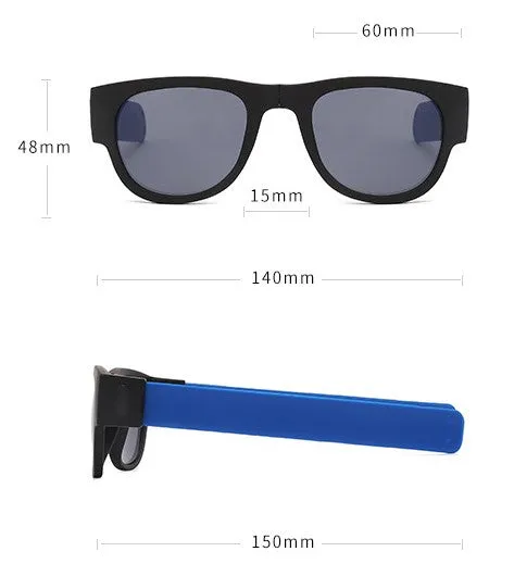 Polarized Folding Wristband Sunglasses, Unisex
