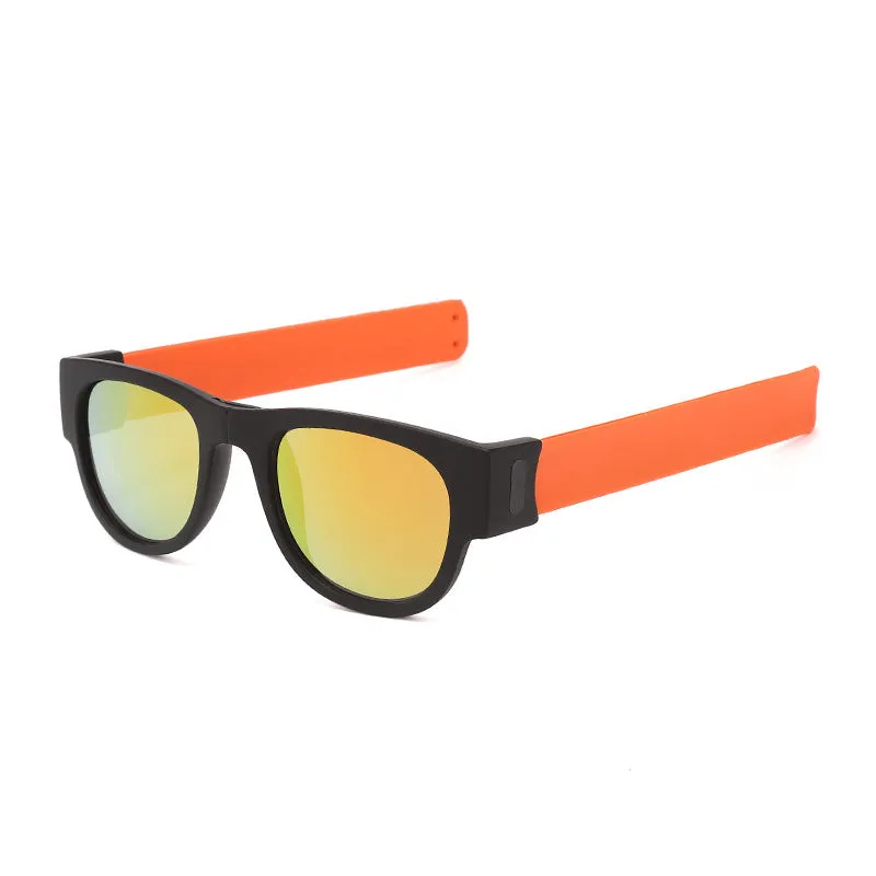 Polarized Folding Wristband Sunglasses, Unisex