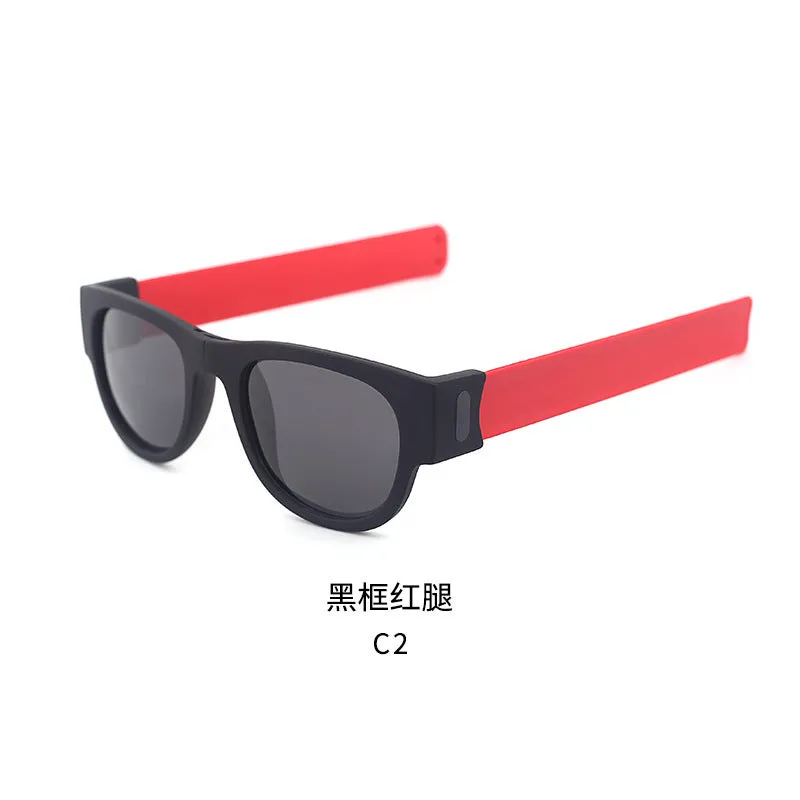 Polarized Folding Wristband Sunglasses, Unisex