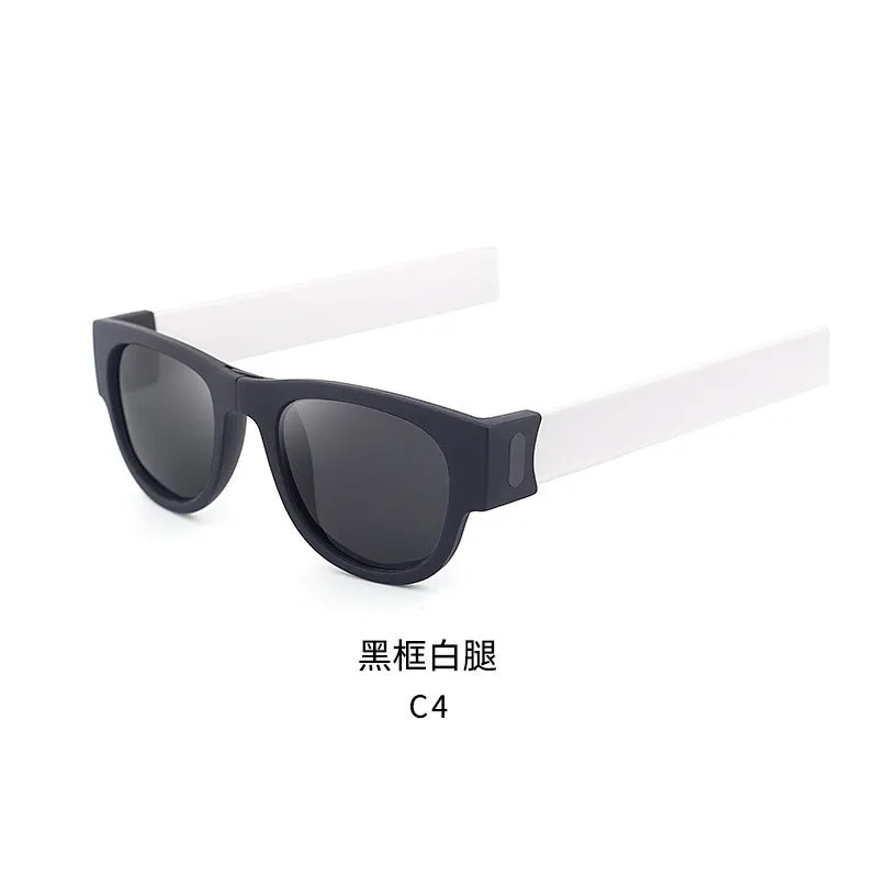 Polarized Folding Wristband Sunglasses, Unisex