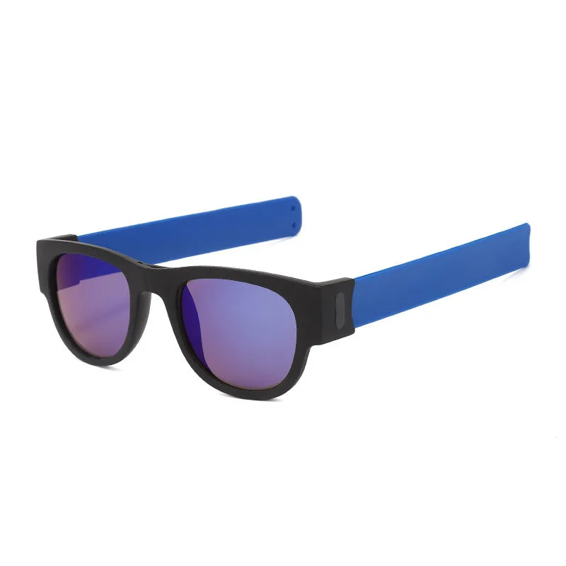 Polarized Folding Wristband Sunglasses, Unisex