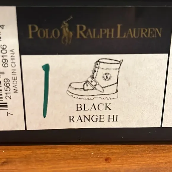 Polo Ralph Lauren Ranger boots Baby Boys Girls new sportsman Toddlers Size 5