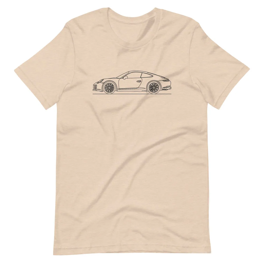 Porsche 911 991.2 Carrera S silhouette T-shirt