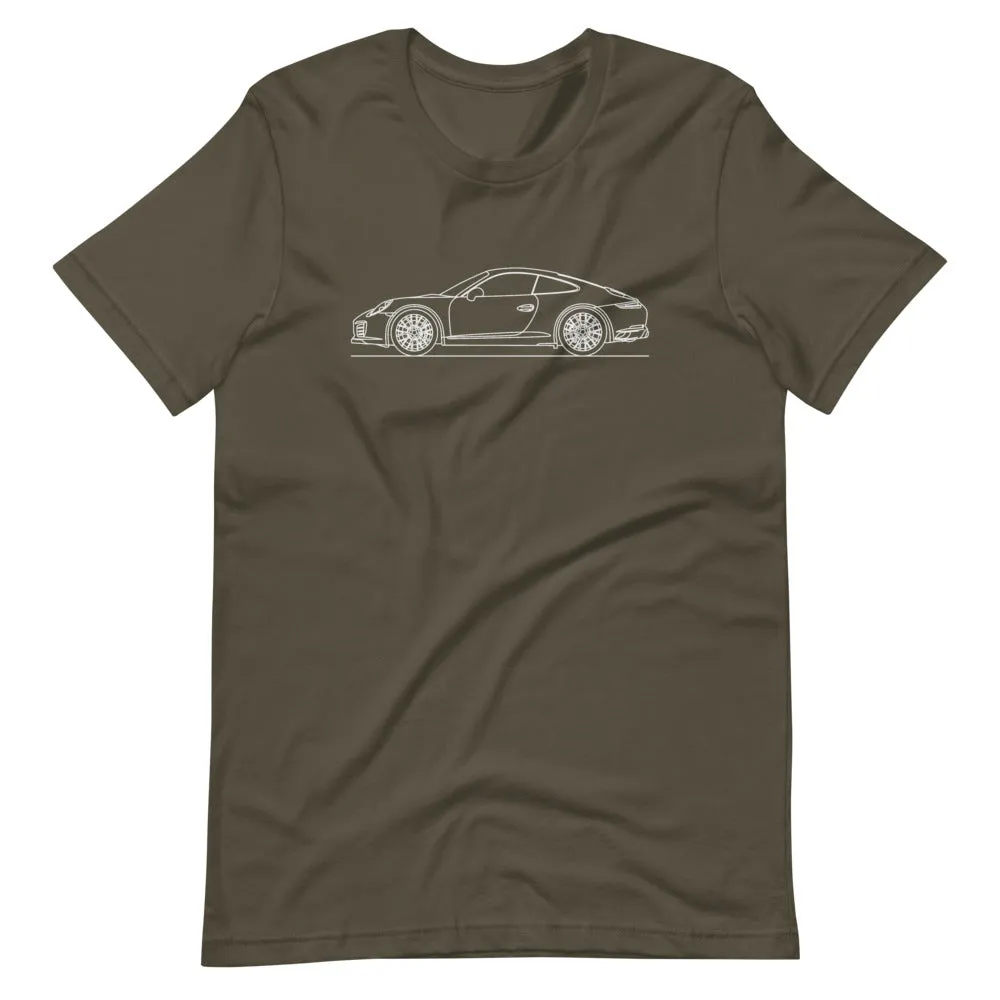 Porsche 911 991.2 Carrera S silhouette T-shirt