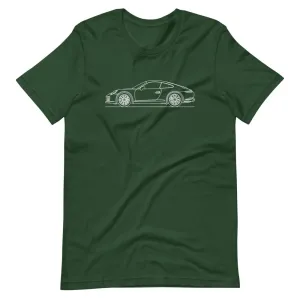 Porsche 911 991.2 Carrera S silhouette T-shirt
