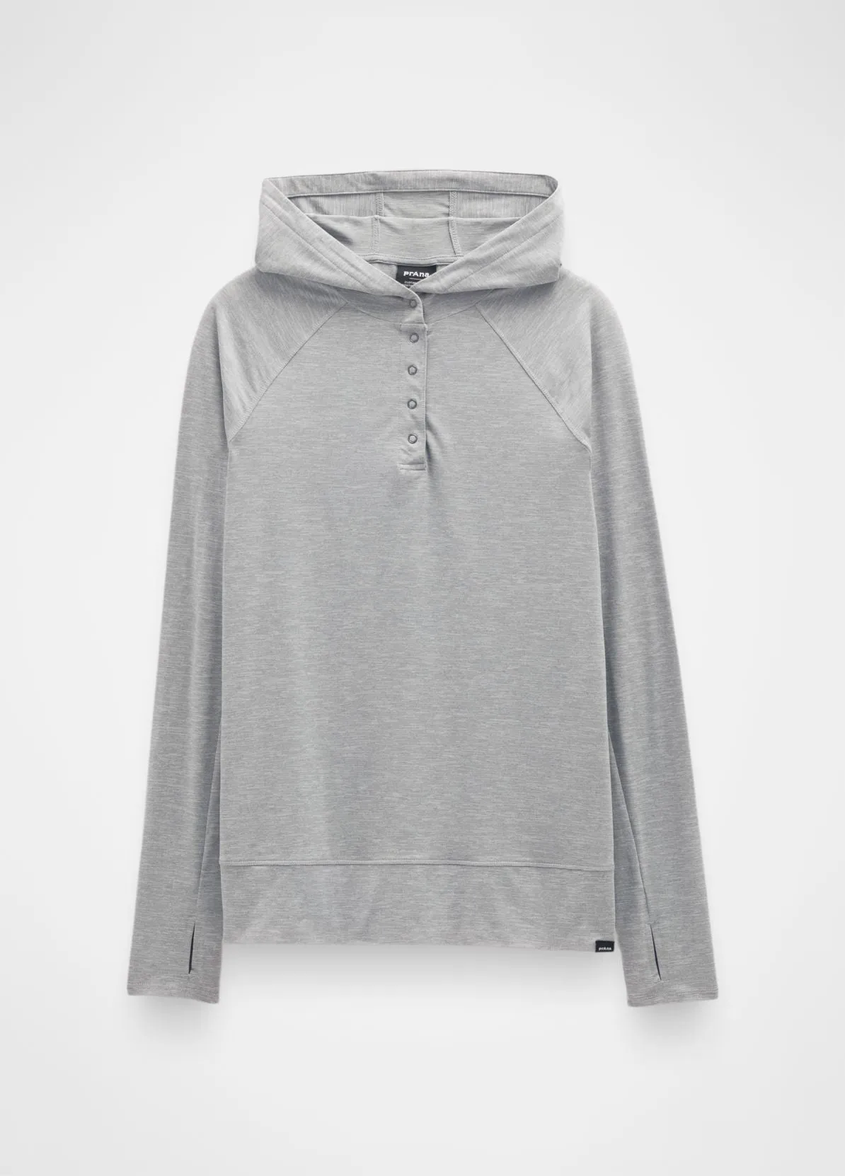 prAna Sol Searcher Hoodie-Heather Grey - Final Sale