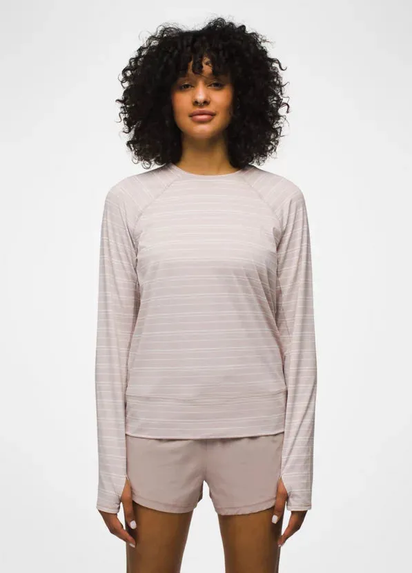 prAna Sol Searcher Long Sleeve Top-Willow Stripe-Final Sale