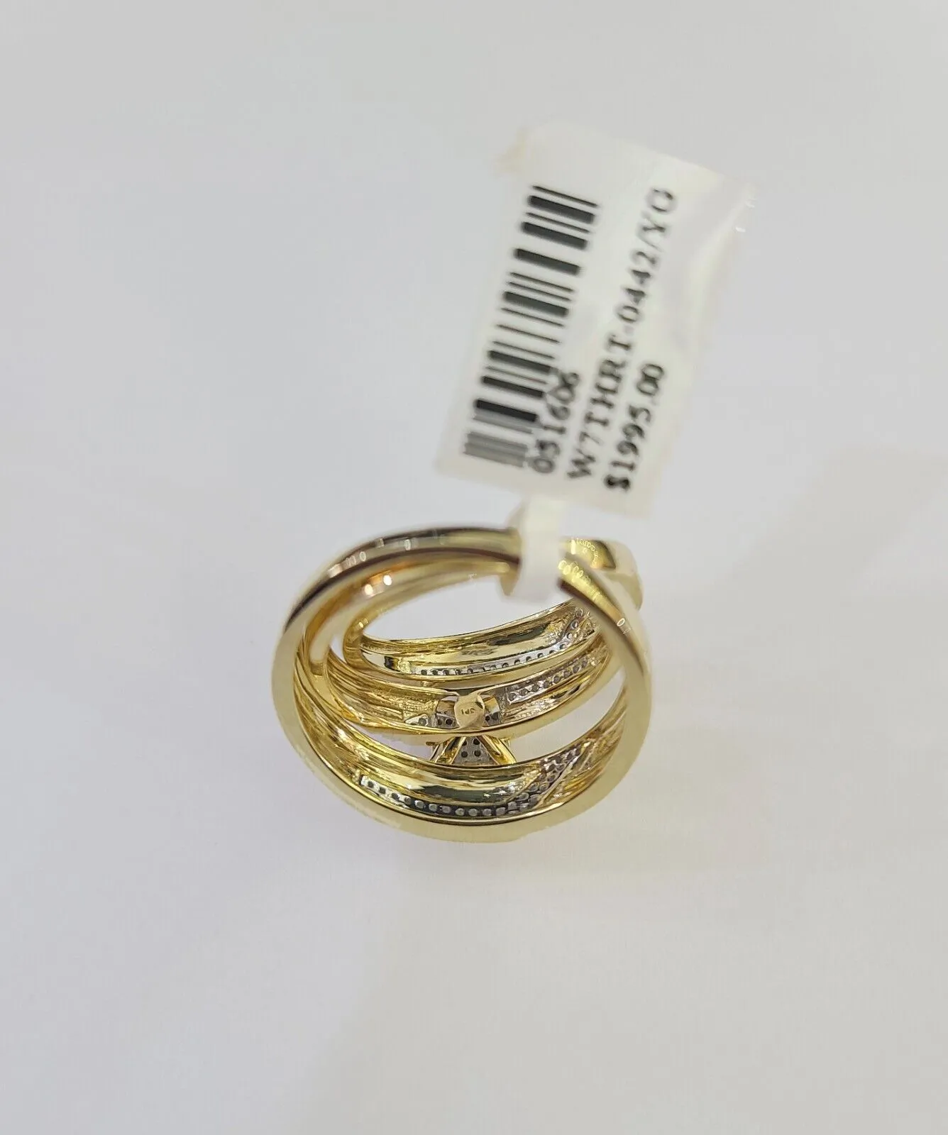 REAL 10k Diamond Ring Yellow Gold Ladies Men Trio SET Wedding Engagement Genuine