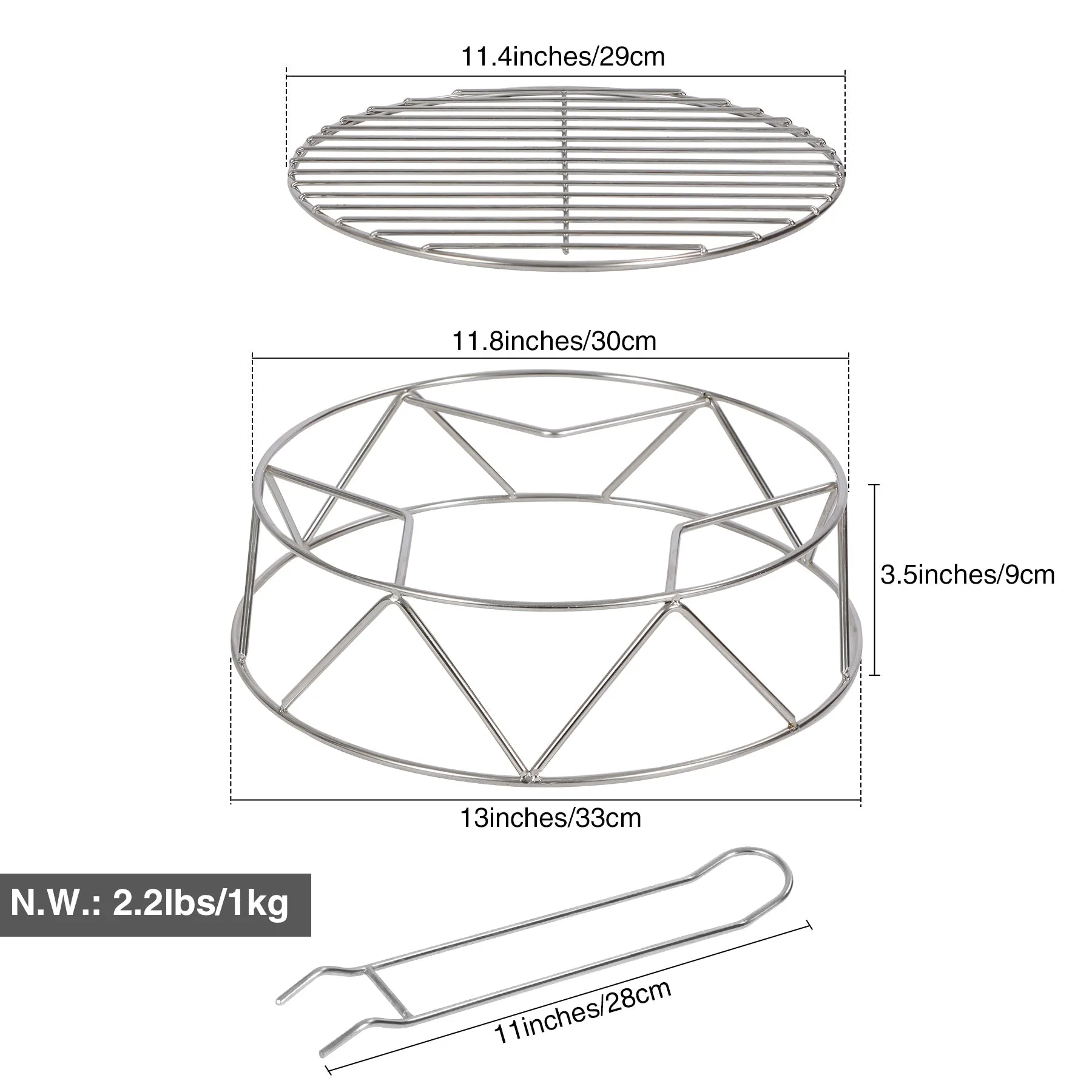 REDCAMP Fire Pit Accessory Kit for Stove