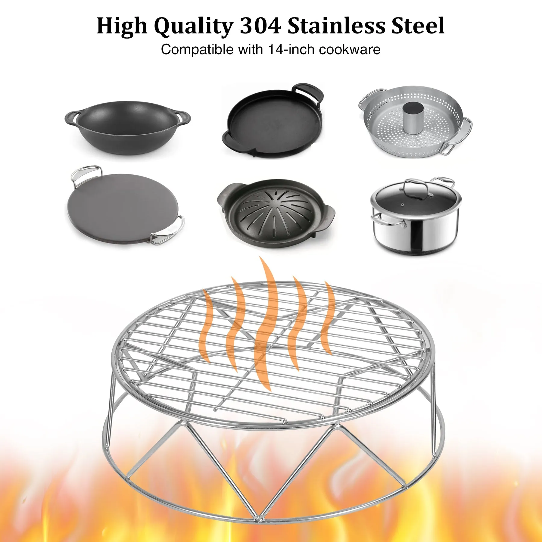 REDCAMP Fire Pit Accessory Kit for Stove