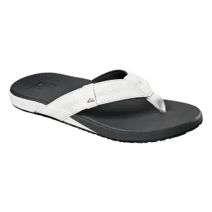 Reef Cushion Bounce Phantom Flip Flops - White/Charcoal