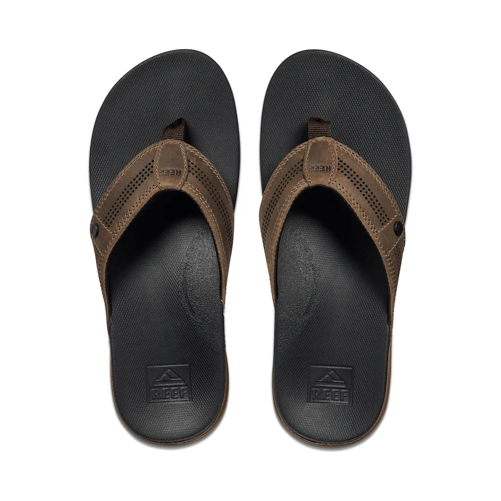 REEF Cushion Lux sandals - Tan Black Brown (TBL)