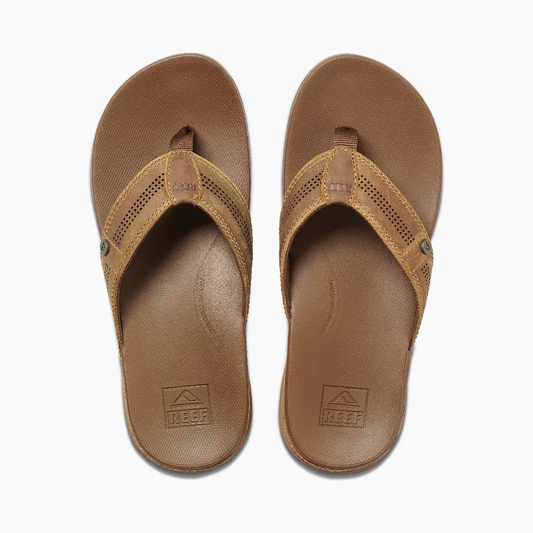 Reef Mens Cushion Lux Toffee Sandals