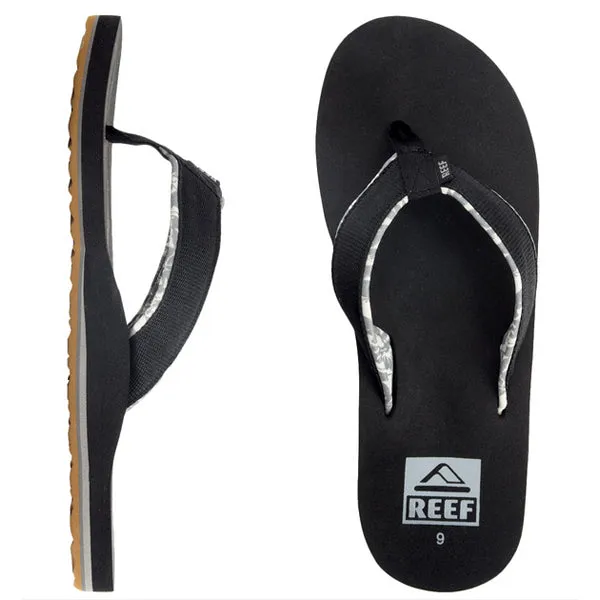 Reef - Ponto Prints Men's Sandals/Flip Flops - Black SALE