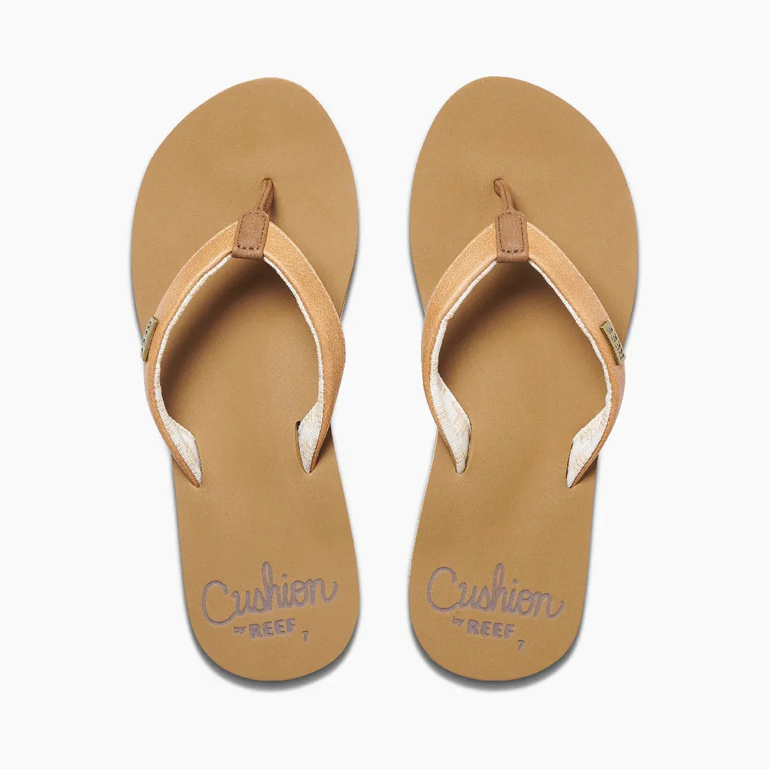 Reef Womens Cushion Sands Natural Sandal