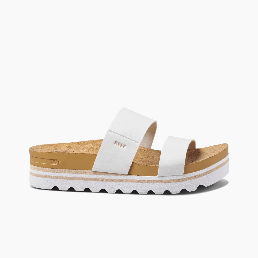 REEF Women's Cushion Vista HI Platform Sandal - Cloud