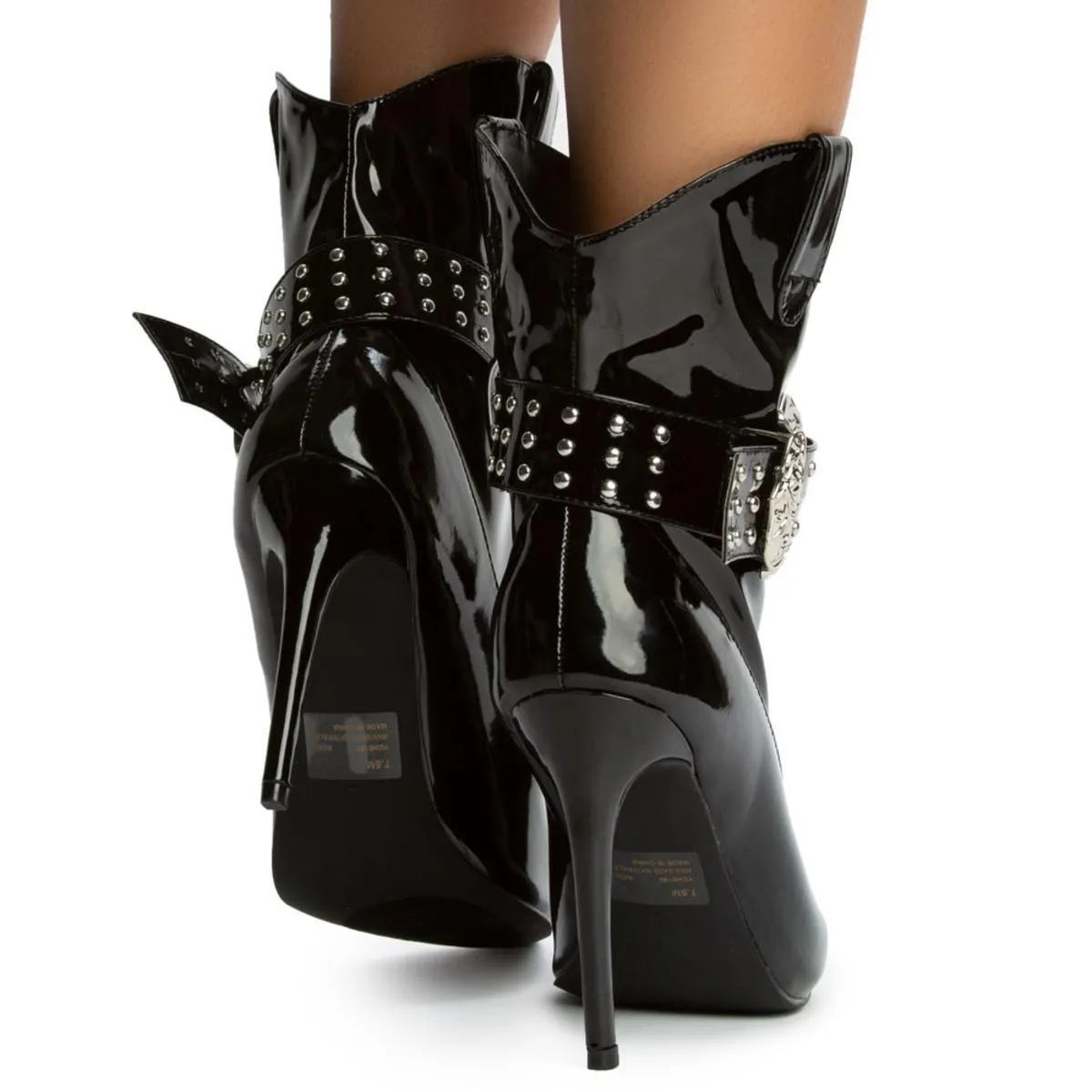 Reid Pointy Toe with Buckle Boots