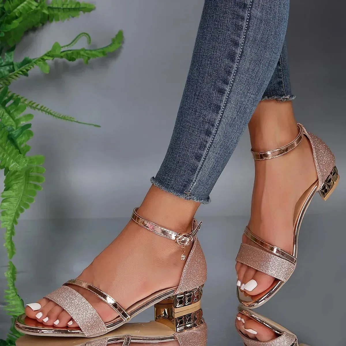 Riley | Low Heel Sandals