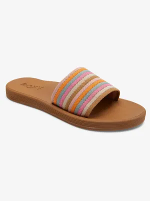 Roxy Womens Beachie Breeze Sandals - Tan/Crazy Pink