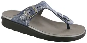 SANIBEL SILVER BLUE at Brandy's Shoes Made in USA