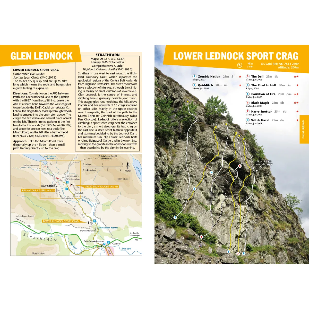 Scottish Rock Climbs