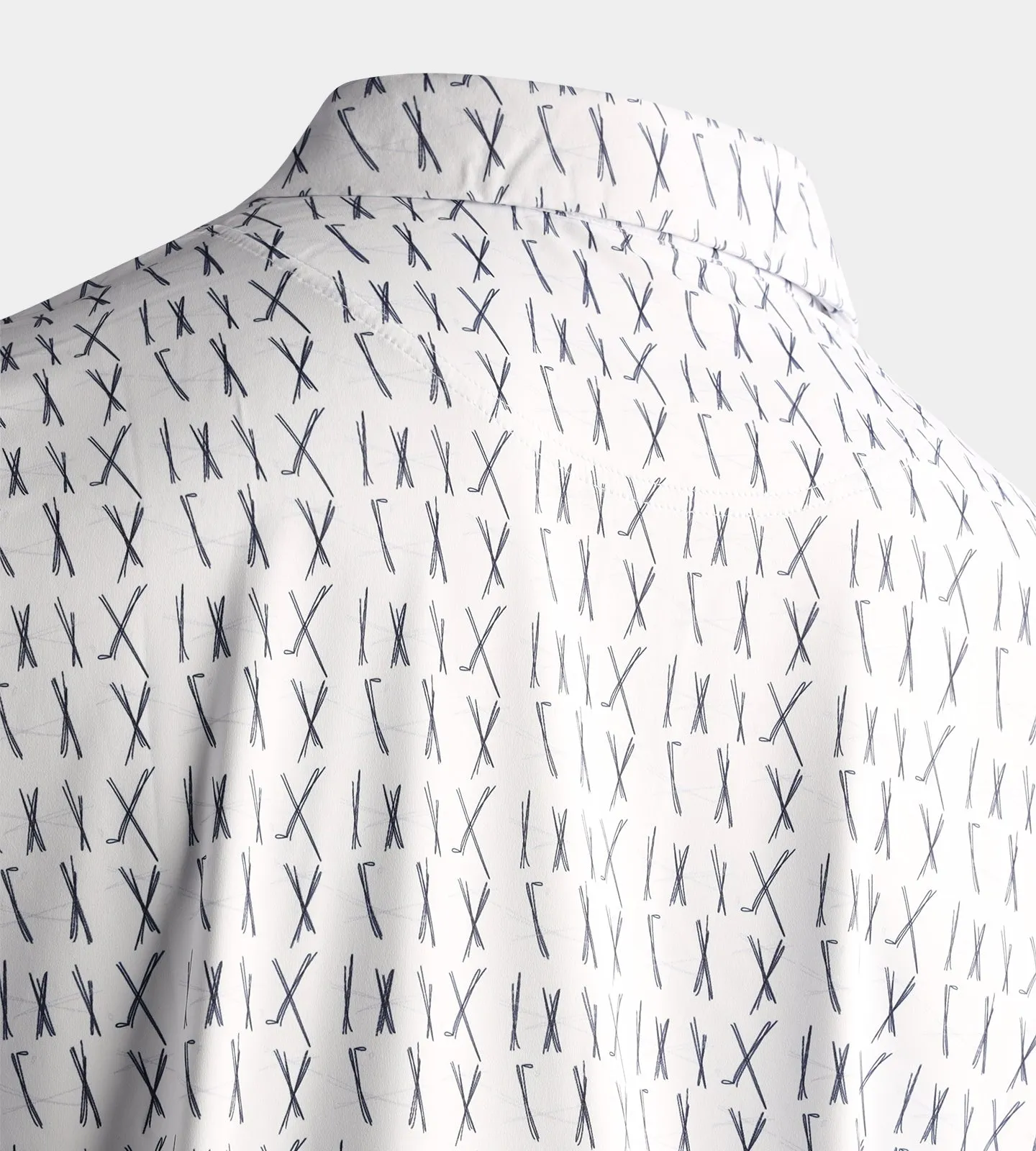 SCRIBBLE CLUB POLO - WHITE