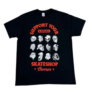 Skate Shop Day '25 'Support Your Local Owner' T-Shirt Black