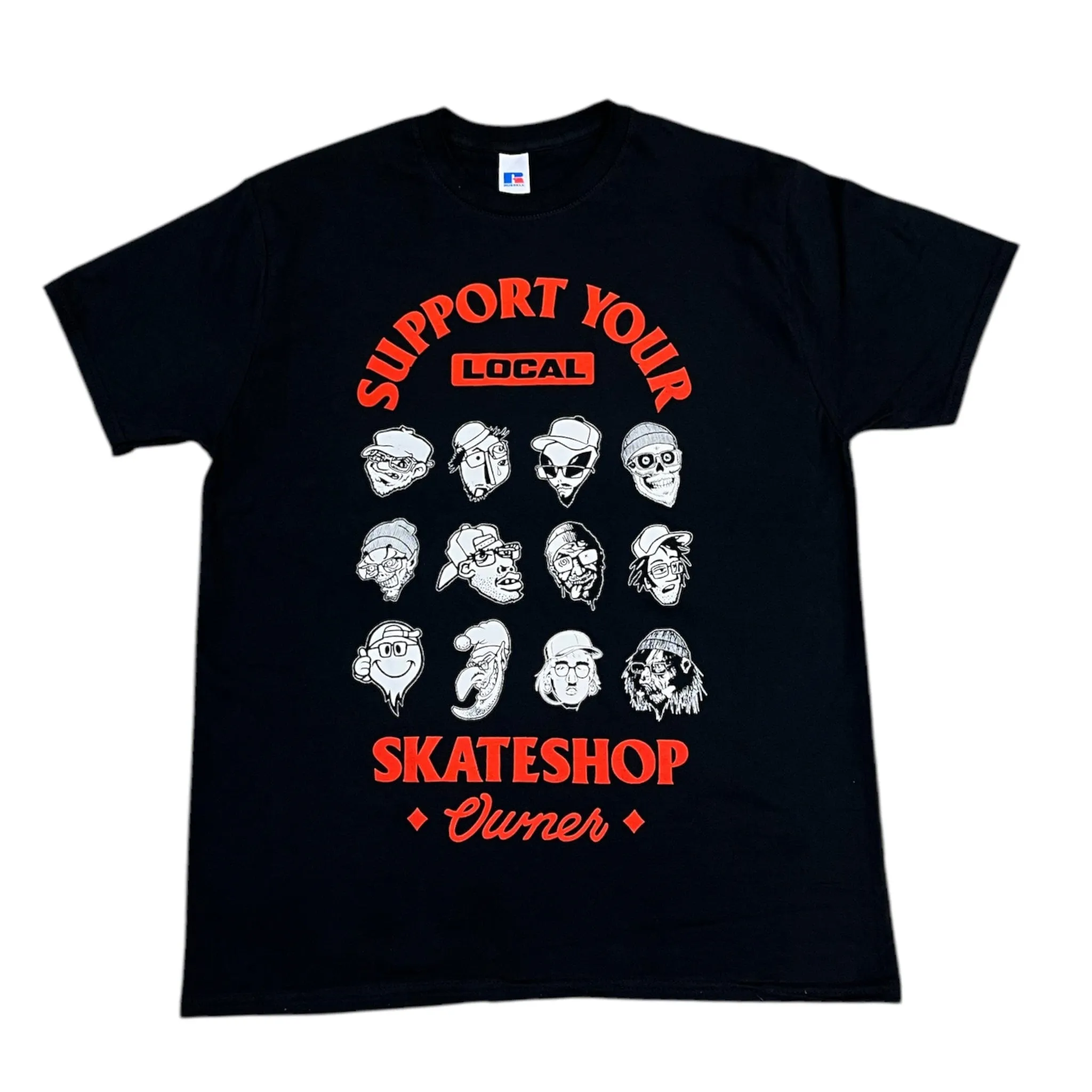 Skate Shop Day '25 'Support Your Local Owner' T-Shirt Black