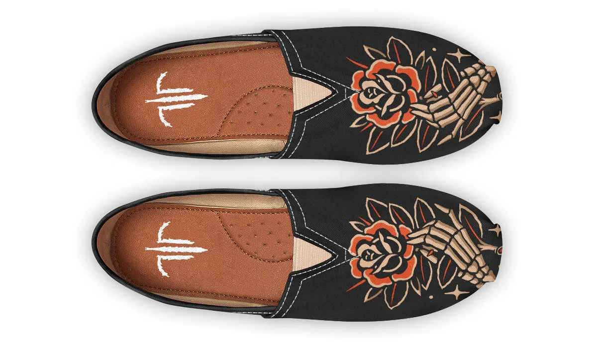 Skeleton Hands Casual Shoes