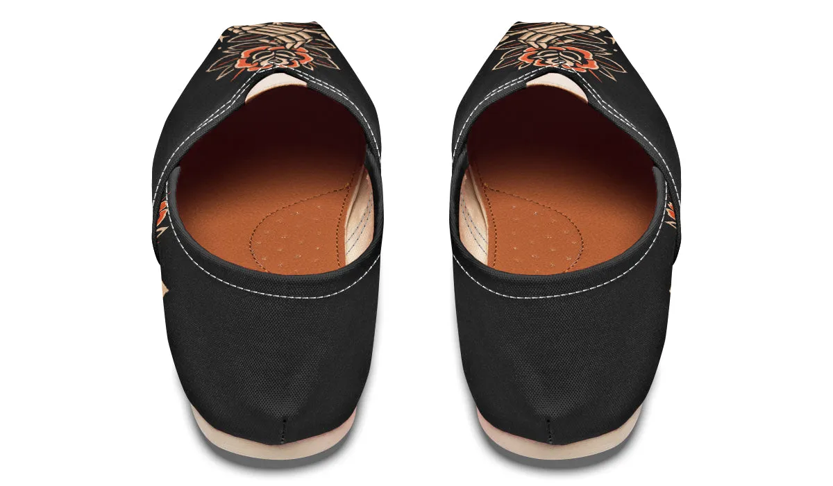 Skeleton Hands Casual Shoes