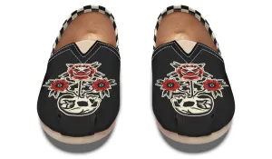 Skull Flowers Casual Shoes