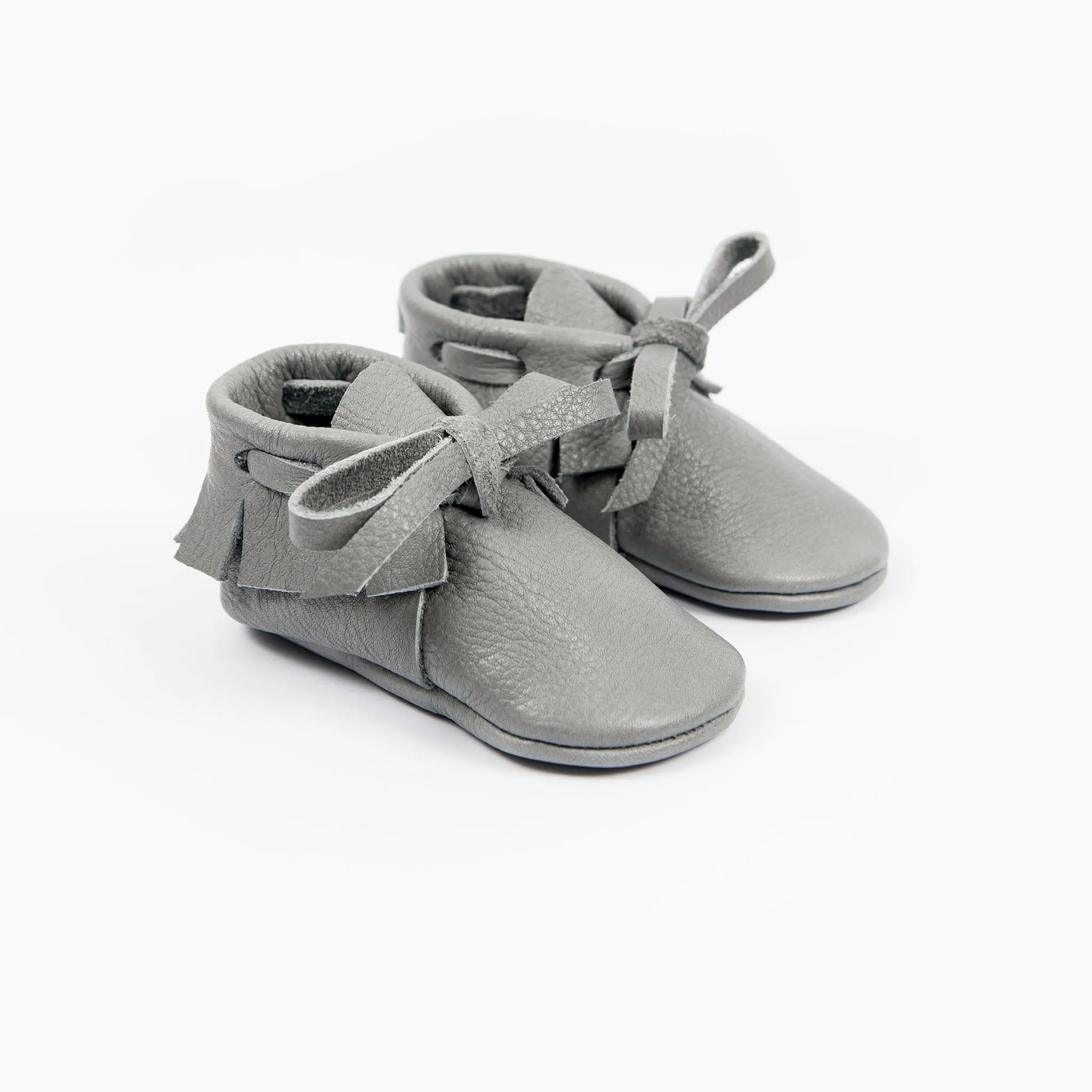 SLATE LACED MOCCASINS