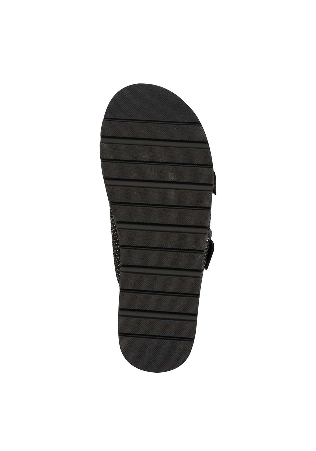 Strap Diamante Sandal - Black