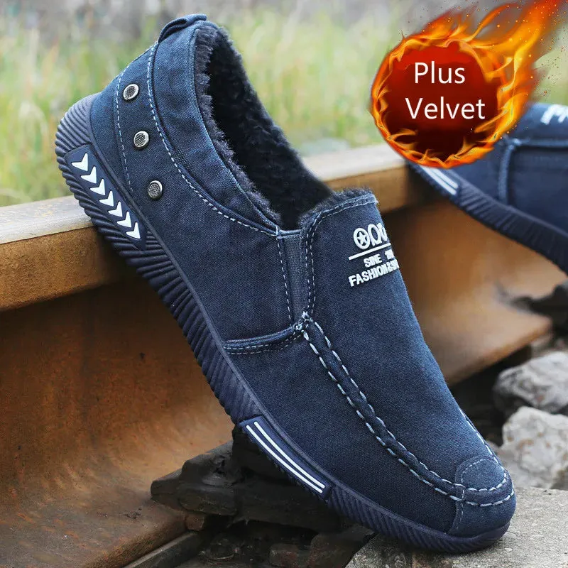 Summer Canvas Mens Shoes Slip-on Breathable Mens Casual Shoes Lightweight Flat Shoes Men Sneakers Loafers Zapatos De Hombre
