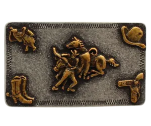 The "Bulldogger" Western Buckle