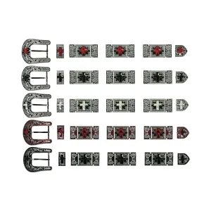 Three Piece Cross Buckle Set