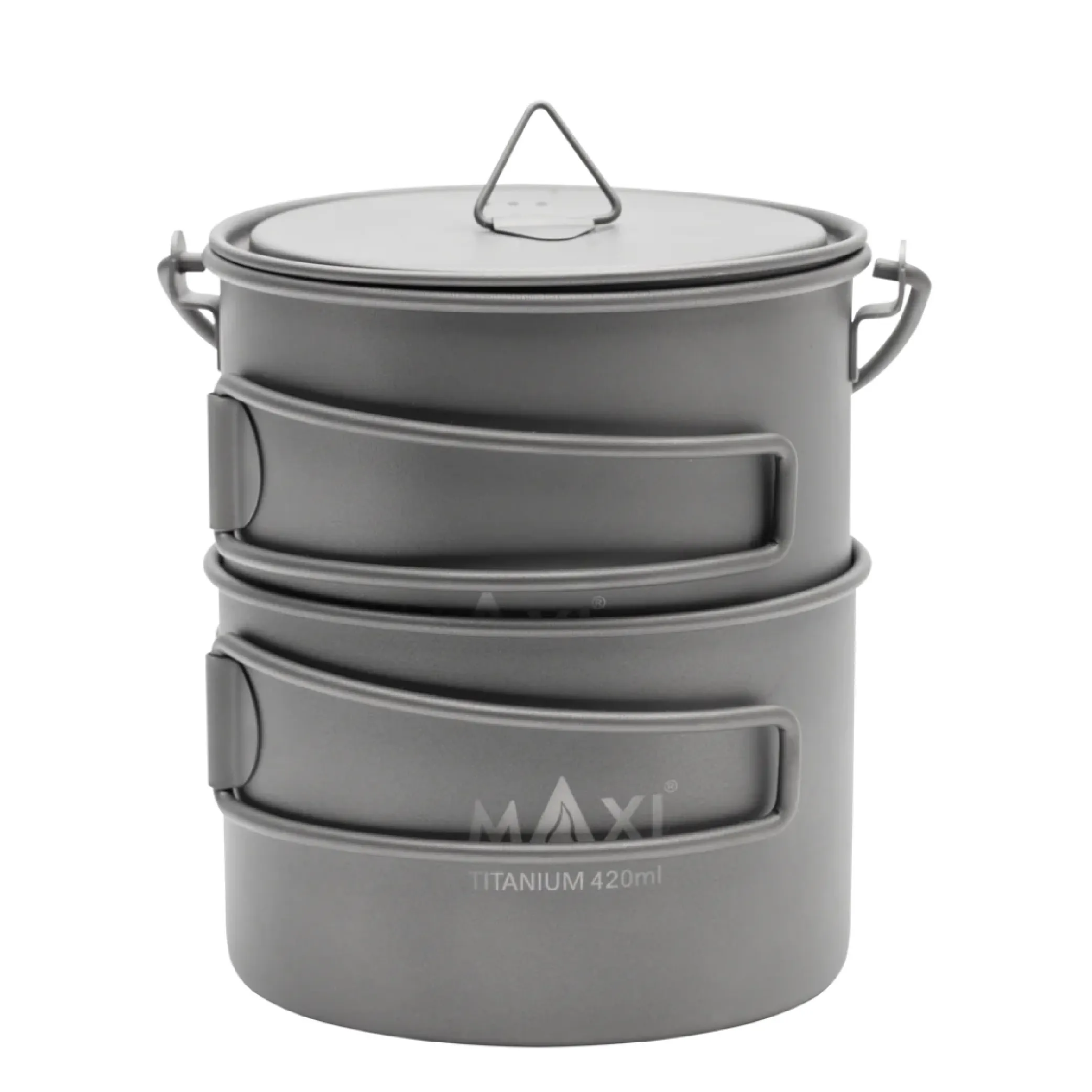 Titanium 420-750 Dual Pot with Bail Handle