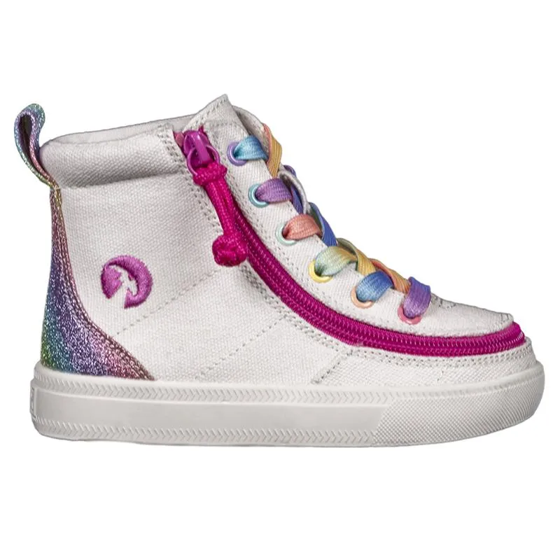 Toddler White Rainbow Billy Classic Lace Highs