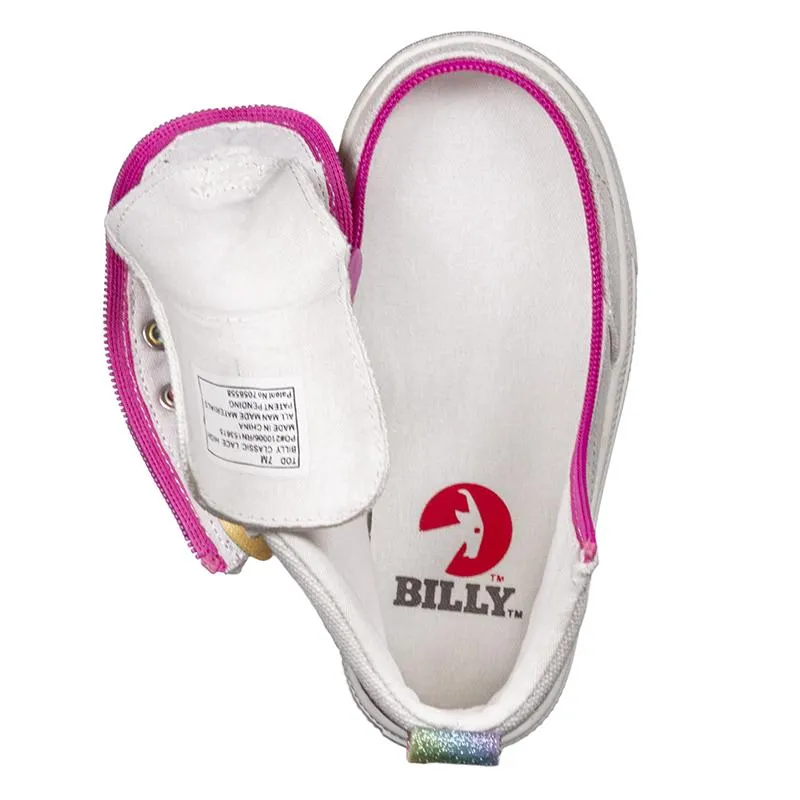 Toddler White Rainbow Billy Classic Lace Highs