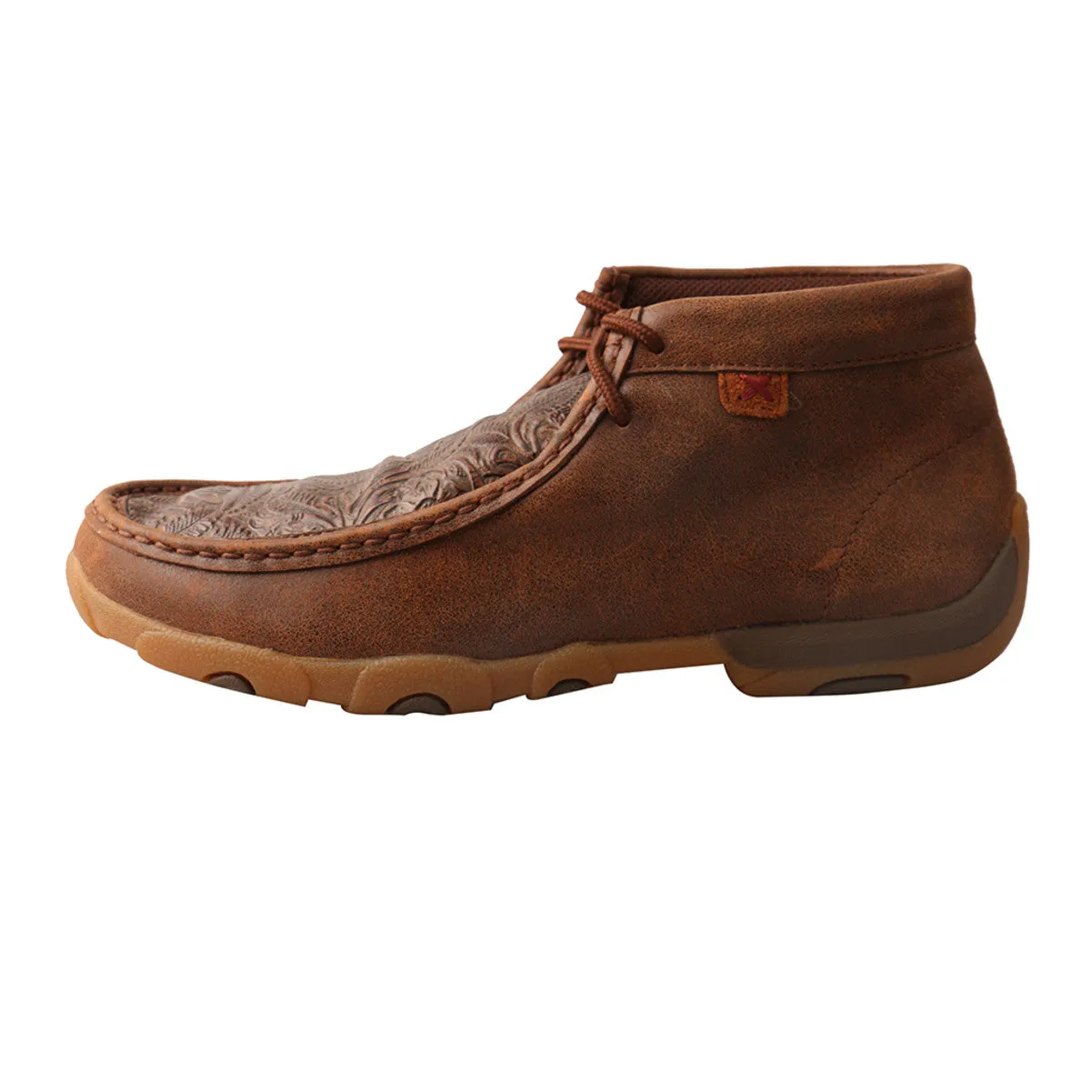 Twisted X Brown Floral Driving Moc WDM0079