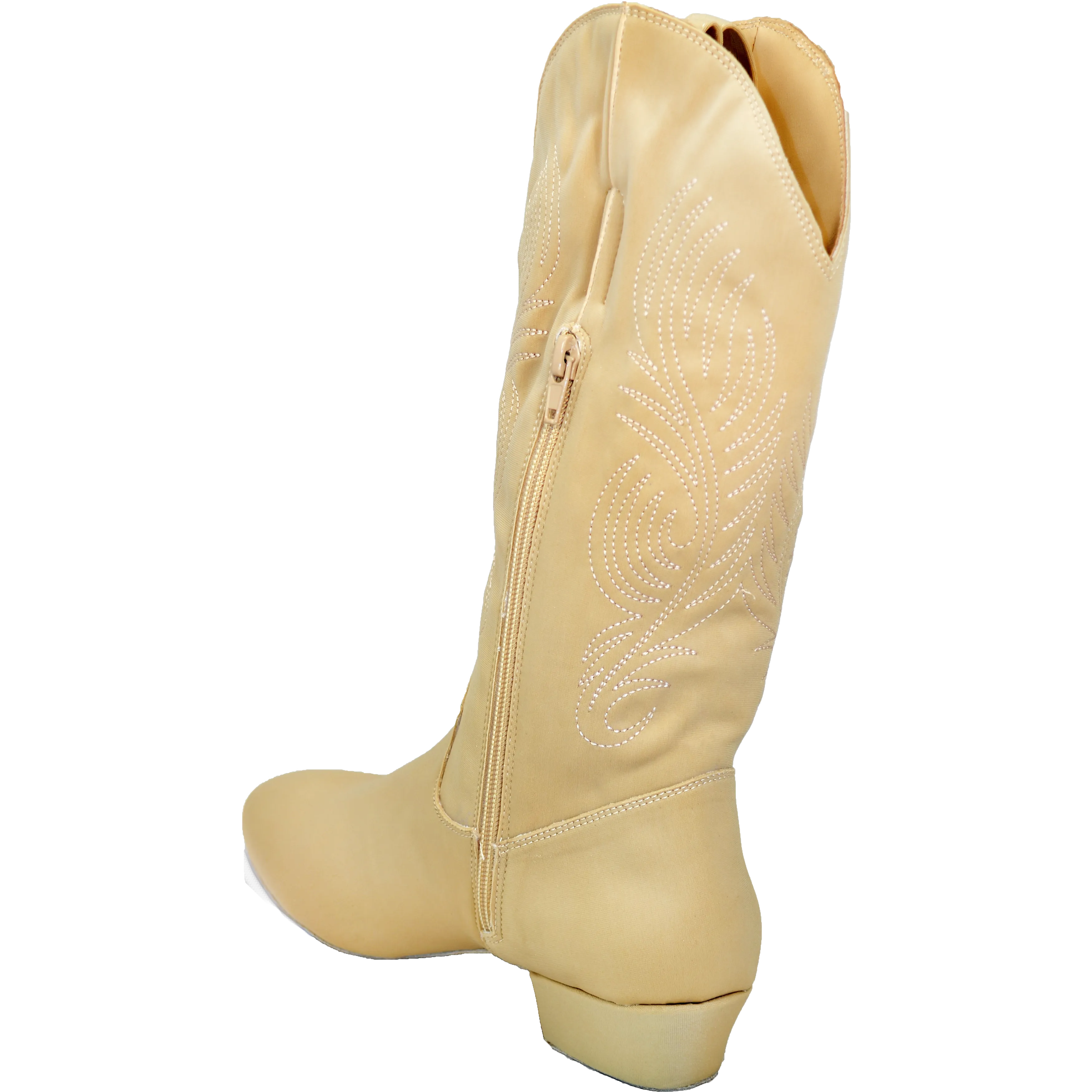 Ultimate - Womens Country Boot - Skintone Lycra - Zipper