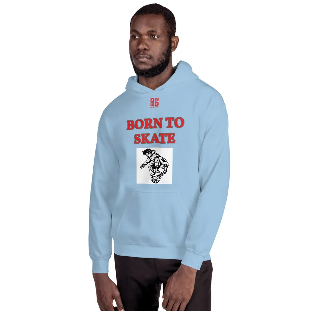 Unisex Hoodie "1041-0071 Born To Skate (Black Logo)"
